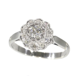 Vintage Fifties diamond engagement ring